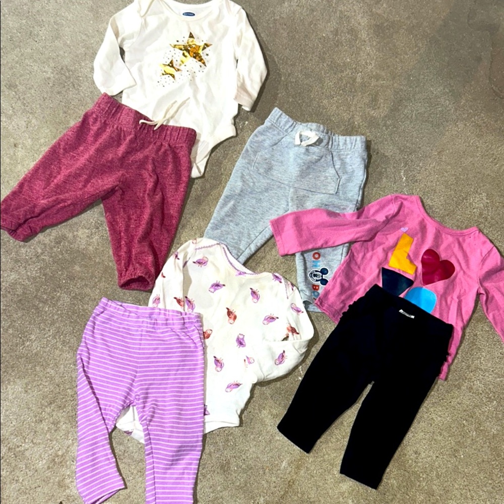 Assorted Baby girl clothes lot